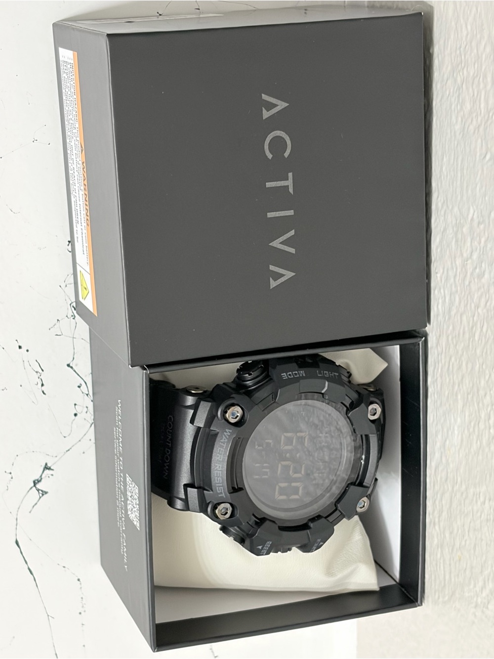 ActivA Men's Black Digital Sport Watch